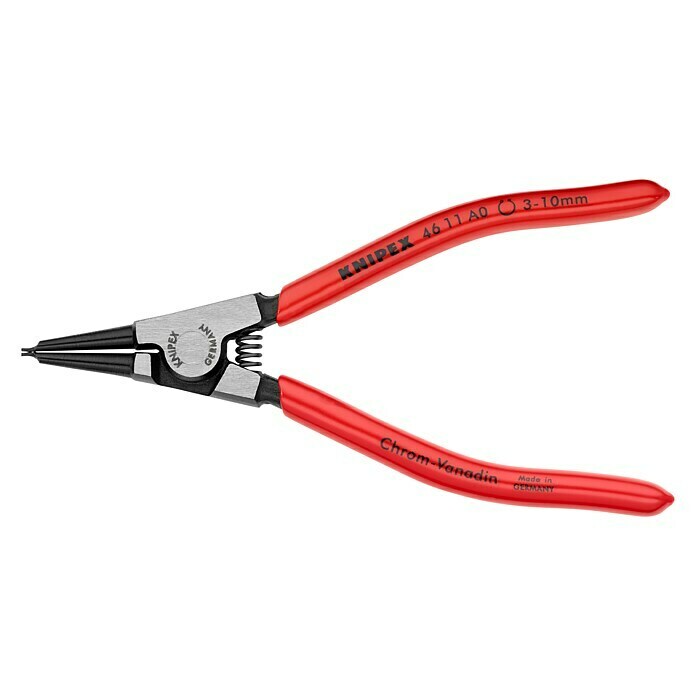 Knipex SicherungsringzangeSicherungsringe auf Wellen Ø 3 – 10 mm, Länge: 140 mm, Geeignet für: Außenringe View From Above