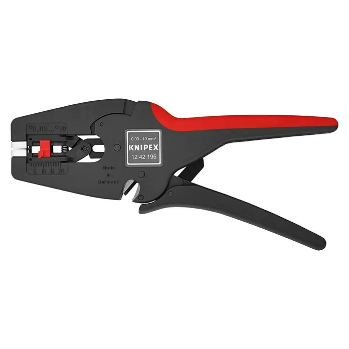 Knipex Abisolierzange MultiStrip 10Länge: 19,2 cm, Passend für: Abisolierwerte Quadratmillimeter 0,03 — 10,0 mm²