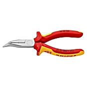 Knipex Flachrundzange (Um 40 ° gewinkelt, Länge: 160 mm, Induktiv gehärtete Zahnung) | BAUHAUS