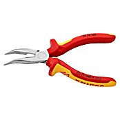 Knipex Flachrundzange (Um 40 ° gewinkelt, Länge: 160 mm, Induktiv gehärtete Zahnung) | BAUHAUS