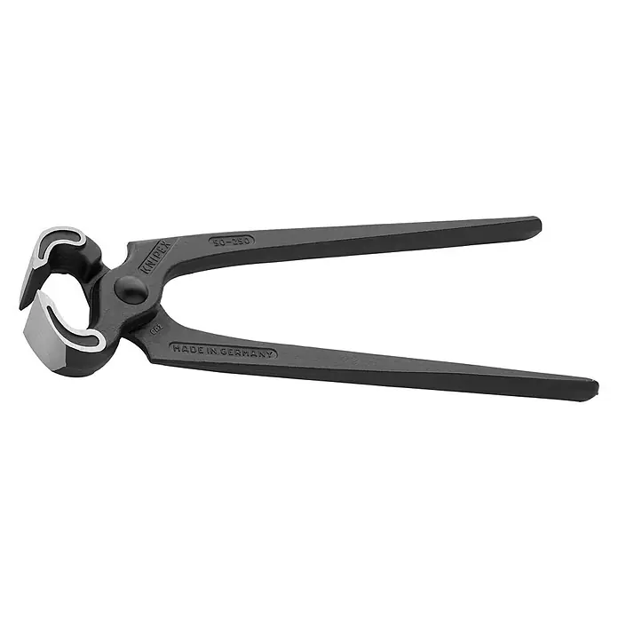 Knipex Kneifzange - Länge: 25 cm - Die Knipex Nagel- und Rabitzzange 50-250 ist ein robustes Werkzeug Made in Germany, ideal zum Entfernen von Nägeln und zum Bearbeiten von Draht.