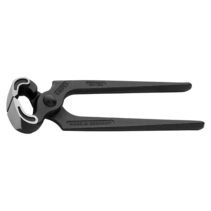 Knipex Kneifzange - Länge: 18 cm - Der KNIPEX 50-180 Hufkneipzange ist robust und präzise gefertigt. Ideal für professionelle Anwendungen beim Beschneiden von Hufen.
