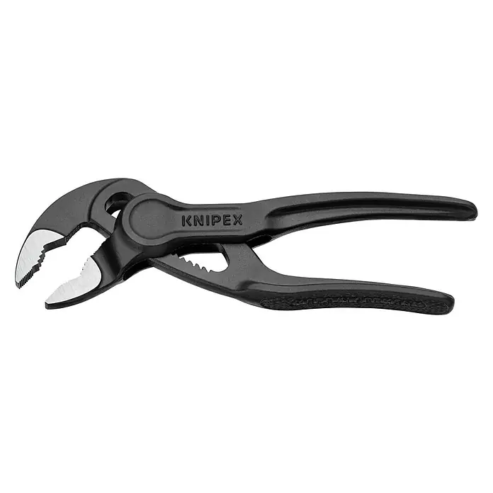Knipex Cobra Wasserpumpenzange XS - Länge: 100 mm - Die Knipex Zange ist ein robustes Werkzeug für vielseitige Greifarbeiten. Ihr verstellbares Gelenk ermöglicht eine optimale Anpassung an das Werkstück.
