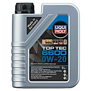 Liqui Moly Leichtlaufmotorenöl Top Tec 6600 (0W-20, 1 l)