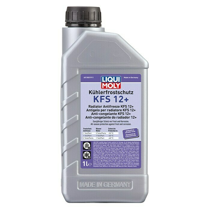 Liqui Moly Kühlerfrostschutz KFS 12+1 l, Max. Frostbeständigkeit: -68 °C Front View