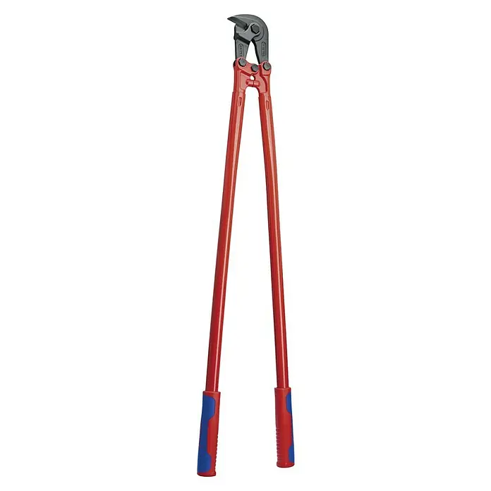 Knipex Bolzenschneider - Länge: 950 mm - Schraubenschneider mit rot-blauen Griffen für robuste Schneidearbeiten, ideal für den professionellen Einsatz.