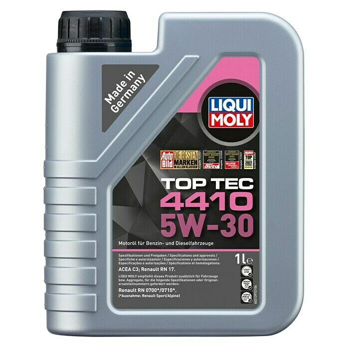 Liqui Moly Leichtlaufmotorenöl Top Tec 4410 (5W-30, 1 l)