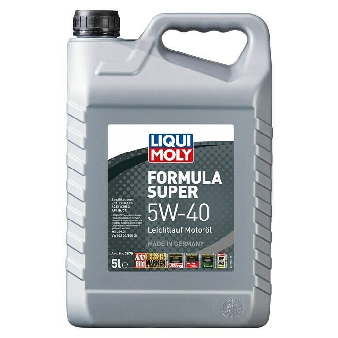 Liqui Moly Formula Super Motoröl (5 l, 5W-40, A3/B4)