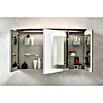 Camargue Swing LED-Spiegelschrank (B x H: 120 x 70,5 cm, Mit Beleuchtung, Dark Oak) | BAUHAUS