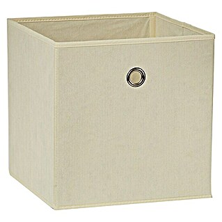 Scan Trend Aufbewahrungsbox (L x B x H: 30 x 30 x 30 cm, Vliesstoff, Beige)