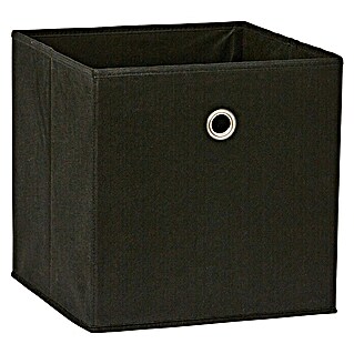 Scan Trend Aufbewahrungsbox (L x B x H: 30 x 30 x 30 cm, Vliesstoff, Schwarz)