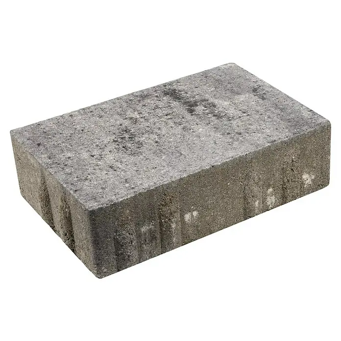 EHL Pflasterstein Top Drän - Weiß/Anthrazit, 22,5 x 15 x 6 cm, Rechteckig - Grauer Pflasterstein mit rauer Textur, ideal für Gartenwege und Terrassen. Langlebig, robust und optisch ansprechend für den Außenbereich.