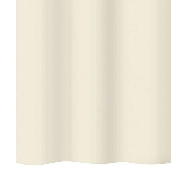 Camargue Tenda per doccia Basic beige chiaro 180 x 180 cm