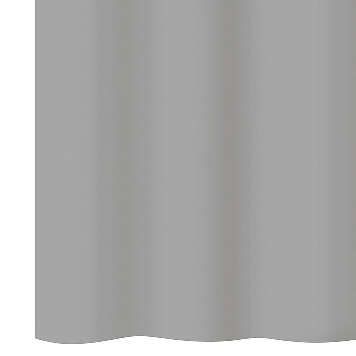 Camargue Duschvorhang Basic Grau 240 x 180 cm