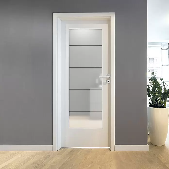 Diamond Doors Lichtausschnitt - Lines Positiv, 410 x 1.420 mm - Stimmungsaufnahme