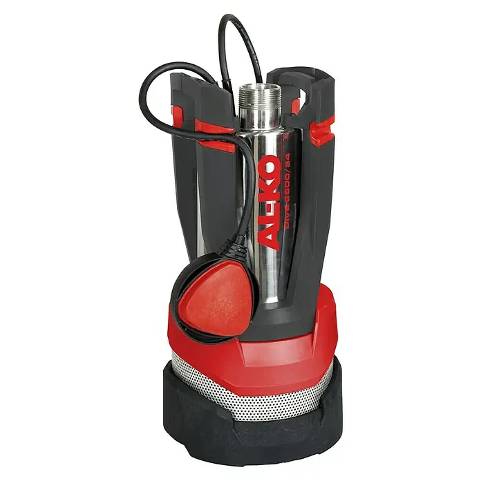 AL-KO Premium Tauchpumpe Dive 6500/34 - 1.000 W, Max. Fördermenge: 6.500 l/h - AL-KO Tauchpumpe DIVE 6500/34 mit rotem und schwarzem Design, ideal für Schmutzwasser. Kompakt und leistungsstark.