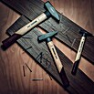 Wisent Schlosserhammer (1.000 g, Holz Hickory)