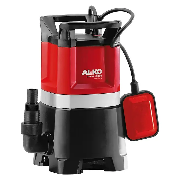 AL-KO Comfort Schmutzwasserpumpe Drain 10000 - 650 W, Max. Fördermenge: 10.000 l/h, Eintauchtiefe: 5 m - Die AL-KO Drain 10000 Comfort Schmutzwasserpumpe ist ein robustes und zuverlässiges Gerät zum Abpumpen von Schmutzwasser. Ideal für Haus, Garten und Bau.