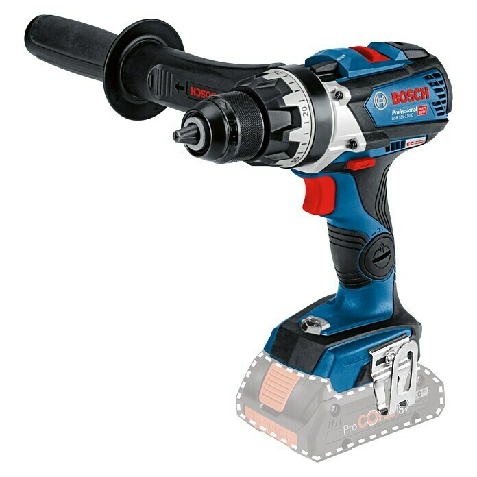 Bosch Professional AMPShare 18V Akku-Bohrschrauber GSR 18V-110 C (18 V, Ohne Akku, 110 Nm, Ohne Koffer) | BAUHAUS