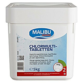 Malibu Multifunktionstabs 200 g (Geeignet für: Desinfektion, 5 kg)