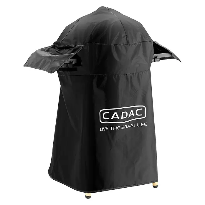 Cadac Grill-Schutzhülle - Passend für: Cadac Citi Chef 40 FS, Vinyl - Schwarze CADAC Grillabdeckung zum Schutz Ihres Grills vor Witterungseinflüssen mit Logoaufdruck.