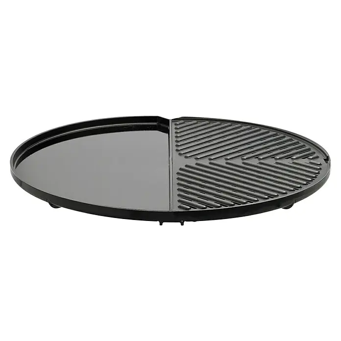 Cadac Grillplatte BBQ / Plancha - Durchmesser: 46 cm - Grillplatte mit glatter und geriffelter Seite.