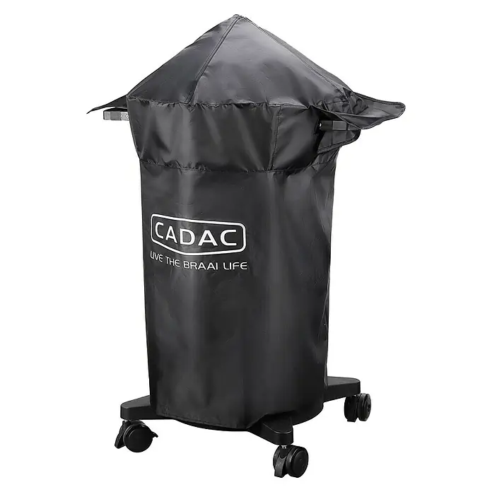 Cadac Grill-SchutzhüllePassend für: Cadac Citi Chef 50, Vinyl - Schwarze CADAC Grillabdeckung, die den Grill schützt und ihn sauber und trocken hält. Ideal für den Außeneinsatz, schützt vor Witterungseinflüssen.