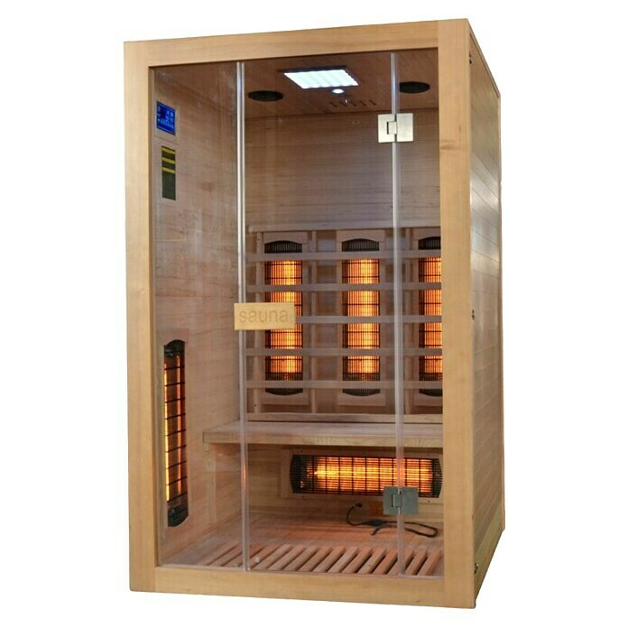 Sanotechnik Infracrvena sauna Malmö  (D x Š x V: 120 x 105 x 190 cm, 6 infracrvenih grijača) | BAUHAUS