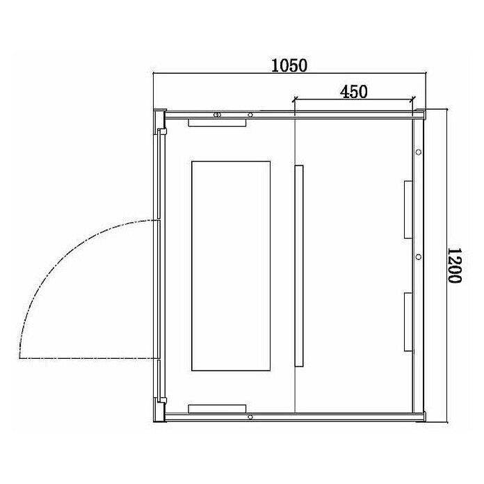 Sanotechnik Infracrvena sauna Malmö  (D x Š x V: 120 x 105 x 190 cm, 6 infracrvenih grijača) | BAUHAUS