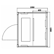 Sanotechnik Infracrvena sauna Malmö  (D x Š x V: 120 x 105 x 190 cm, 6 infracrvenih grijača) | BAUHAUS