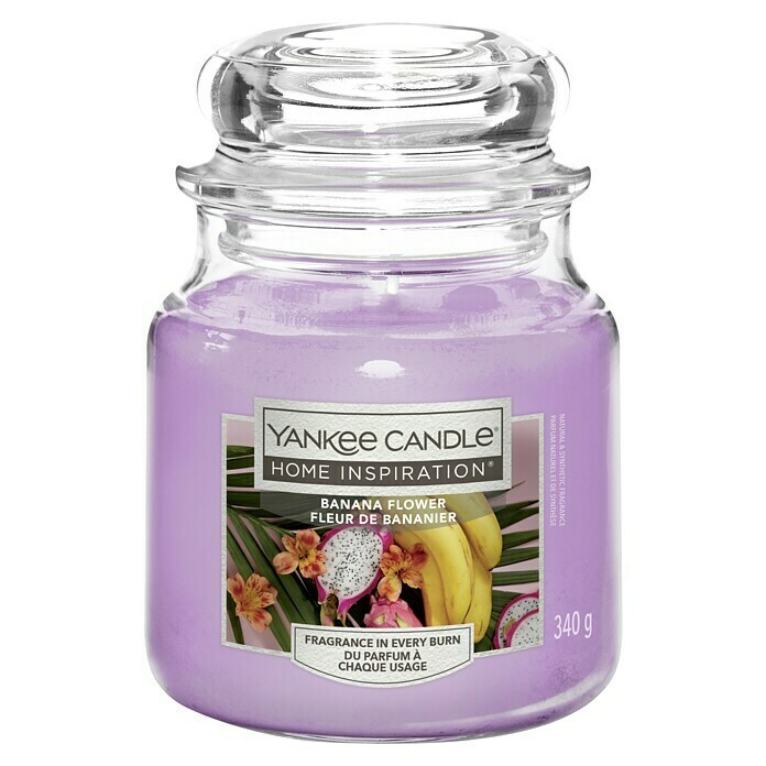 Yankee Candle Home Inspirations Duftkerze (Im Glas, Banana Flower, Medium) | BAUHAUS