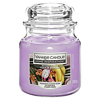 Yankee Candle Home Inspirations Duftkerze (Im Glas, Banana Flower, Medium)