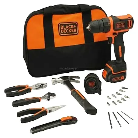 Black+Decker  Taladro atornillador de batería BDCDD12HTSA