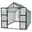 Vitavia Gewächshaus Domus 11500 (Außenmaß inkl. Dachüberstand (B x T): 257 x 449 cm, 6 mm, Smaragd) | BAUHAUS