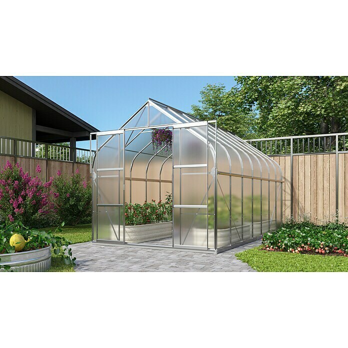Vitavia Gewächshaus Dione 11500 (445 x 263,5 x 254,5 cm, Wandstärke: 4 mm, Aluminium)