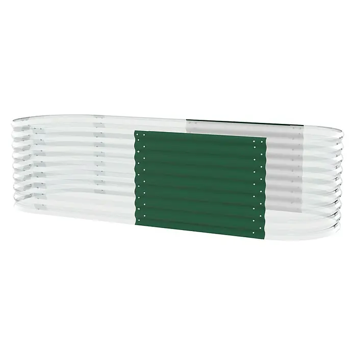 Vitavia Hochbeet-Erweiterung Stretched 63080 x 63 cm, Stahl, Farbe: Seegras