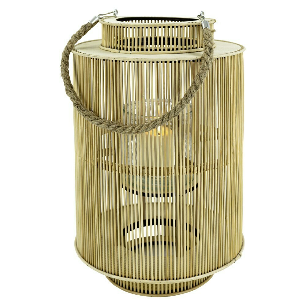 Laterne Bambus - Natur,  x H: 27 x 42 cm online kaufen bei BAUHAUS