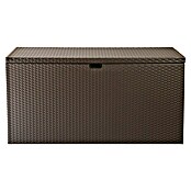 Pergart Garten-Aufbewahrungsbox Linz (L x B x H: 132 x 69 x 67 cm, Javabraun, Stahl) | BAUHAUS