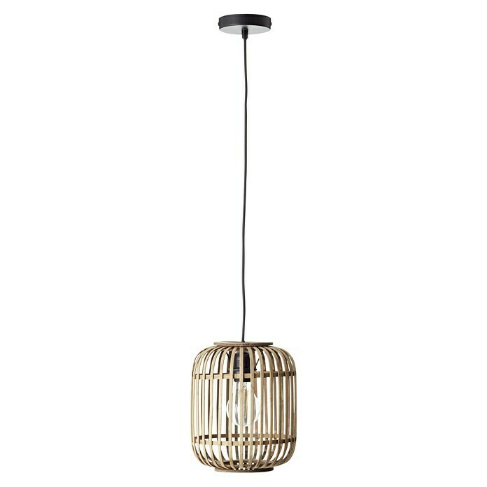 Brilliant Woodrow Pendelleuchte (E27, 60 W, Holz hell) | BAUHAUS