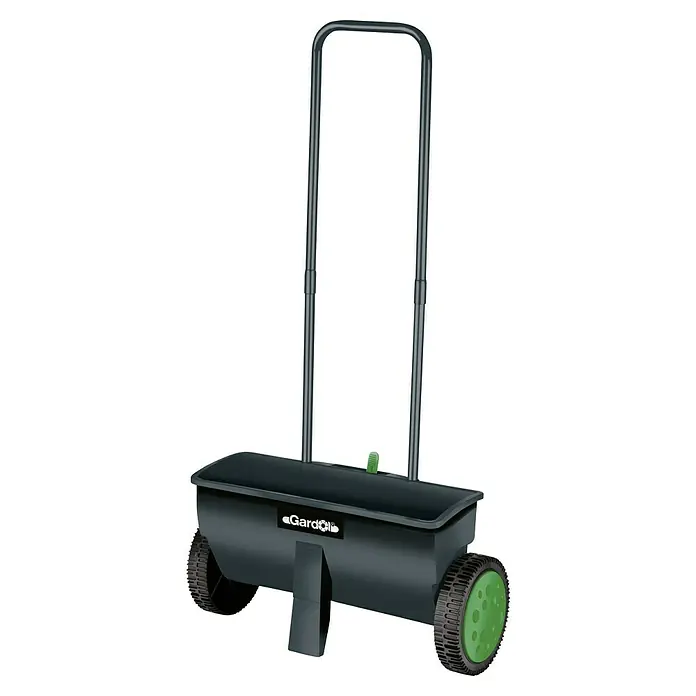 Gardol Carro esparcidor ST 451 - 12 l, Plástico - Esparcidor Gardol: Ayuda práctica para una distribución uniforme de semillas o fertilizantes en el jardín, un resultado perfecto.