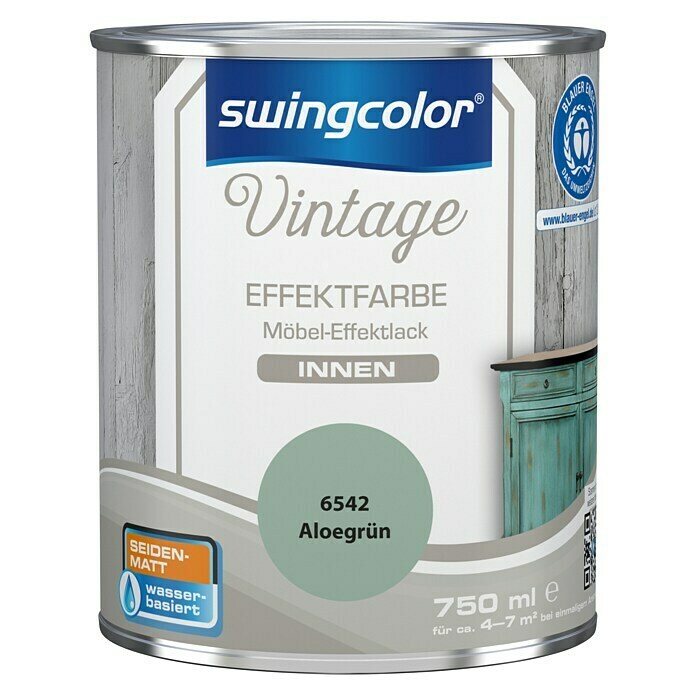 Swingcolor Vintage Effet Meuble Vert aloès