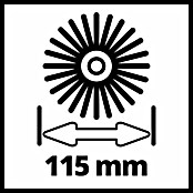 Einhell Power X-Change Bodenreinigungsbürste Picobella (18 V, Li-Ionen, Ohne Akku)