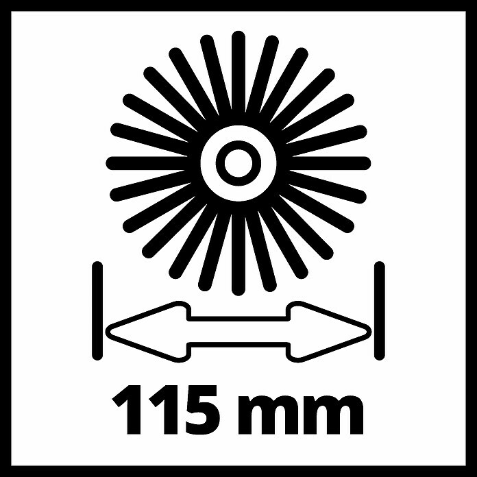 Einhell Power X-Change Bodenreinigungsbürste Picobella18 V, Li-Ionen, Ohne Akku Sketch