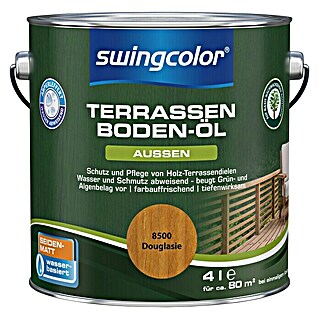 swingcolor Holzöl Terrassenboden-Öl (Douglasie, 4 l, Seidenmatt)