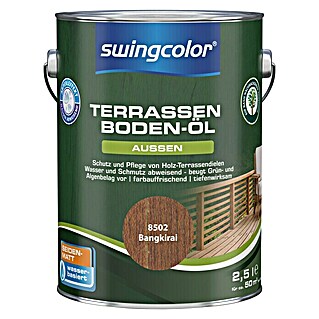 swingcolor Holzöl Terrassenboden-Öl (Bangkirai, 2,5 l, Seidenmatt)