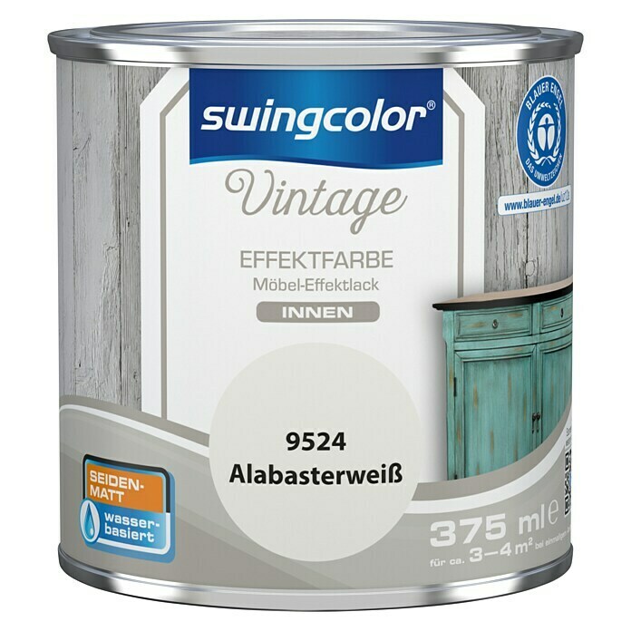 Swingcolor Vintage Möbel-Effekt Alabasterweiss