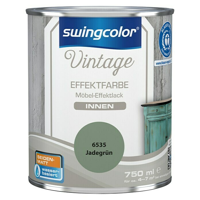 Swingcolor Vintage Möbel-Effekt Jadegrün