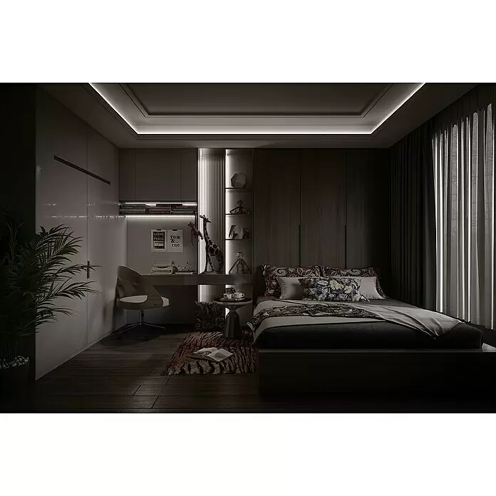 Ledvance SUN@Home Smart-LED-Band Moodlight - Länge: 300 cm, Kaltweiß, 13,5 W, 65 lm - Stimmungsaufnahme