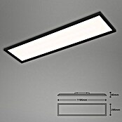 Briloner LED-Panel (36 W, L x B x H: 119,5 x 29,5 x 8 cm, Schwarz, Warmweiß) | BAUHAUS