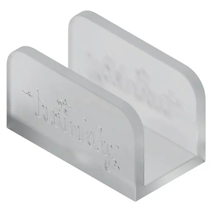 Twinkly LED-Lichtschlauch Flex - Länge: 2 m, Lichtfarbe: RGB, 15 W - Ein schlichter, transparenter Serviettenhalter mit subtilem Logo-Detail. Perfekt, um Servietten stilvoll aufzubewahren und zu präsentieren.